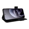 Portemonnaie-Hülle für Moto G67 5G - Leder/PU, Schwarz, Mit Lanyard
