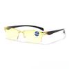 Smart Automatic Zoom Reading Glasses Ultralight Rimless Anti Blue-ray Radiation Protection Optical Blue Light Glasses Unisex