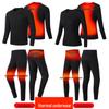 Winter Heated Clothing Set: Smart Electric Long Sleeve Top & Warm Tights for Cold Weather Protection