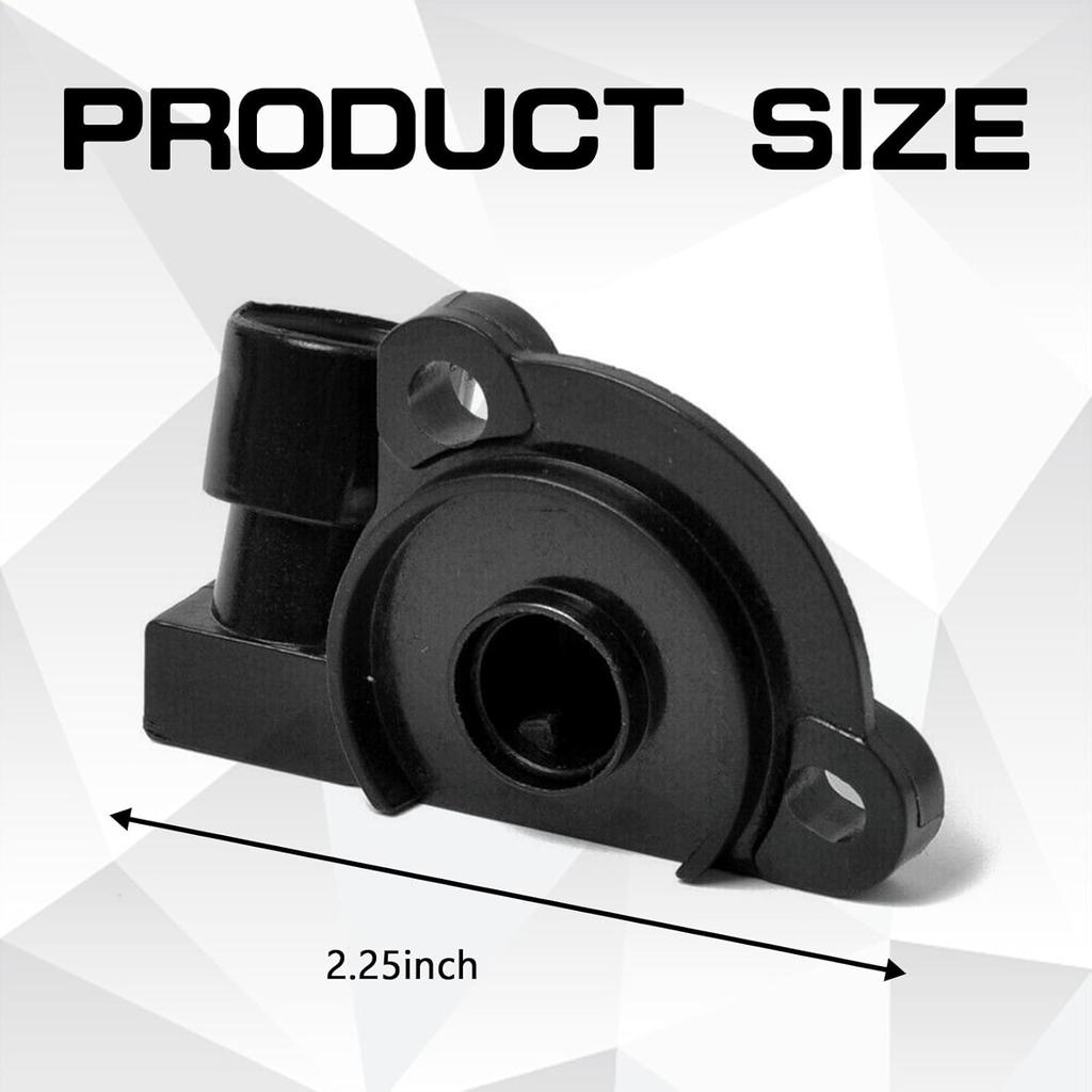 Car Throttle Position Sensor, TPS Accelerator Pedal Fuel Idle Air Control Valve Position Sensor, Replace OEM 17087400 17088026 17111815 Gas Engine