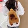 Kreativer Capybara Plüsch Rucksack Niedliche Umhängetasche Für Kinder Teenager Und Erwachsene Weiche Crossbody Taschen Schultasche Geschenk