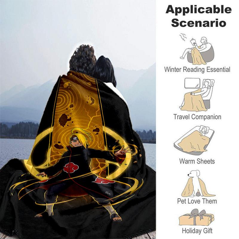 1pc One Piece Adventure Soft Throw Blanket Flannel All Season Light Weight Living Room/Bedroom Warm Blanket. M7270146