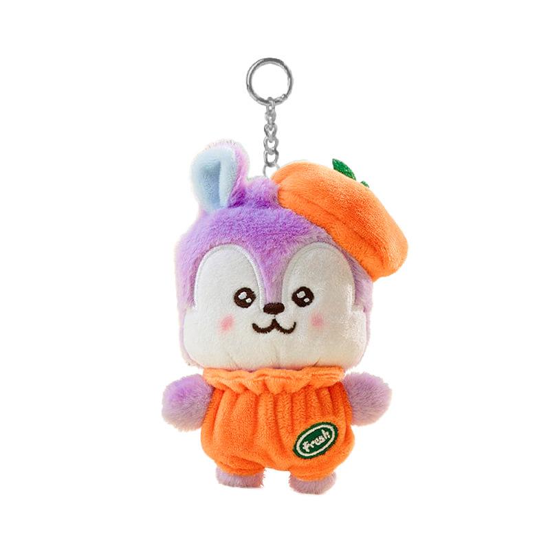 

Popular boy group orange series plush doll pendant cute cartoon doll bag pendant keychain gift Individually packaged