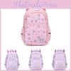 Cute Cartoon Trendy Lightweight Backpack For Middle High School And College Students In Purple And Pink Colors