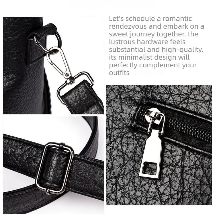 Oil wax pitot bag women's hand shoulder bag