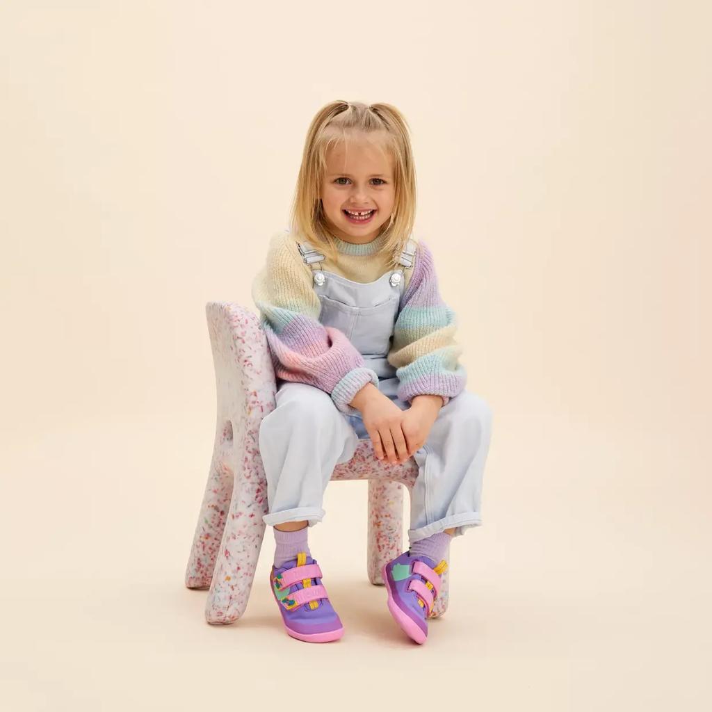 Children's Shoes Affenzahn Half-shoe Cotton Lucky Creative Toucan (00391-40120)