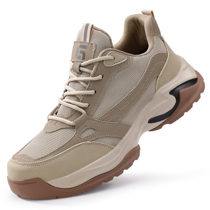 

Модная мужская рабочая обувь Неразрушимая Удобная Дышащая Защитная рабочая обувь Кроссовки Защита от ударов Для улицы Мужская обувь 39