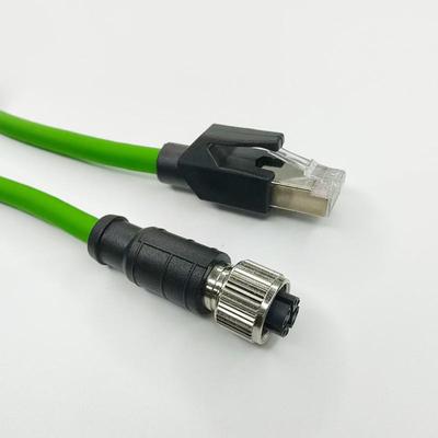 8-core M12 To RJ45 Network Connector Cable