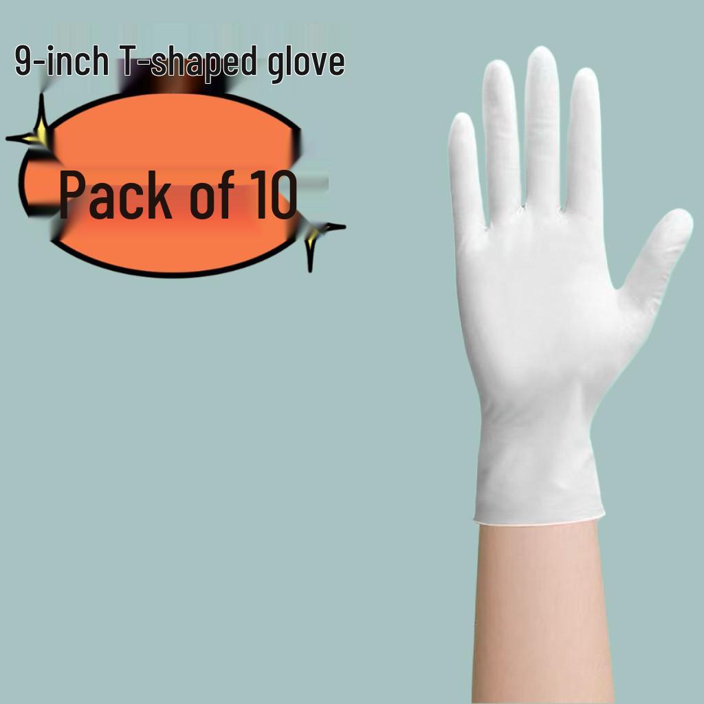 Durable Food Grade Nitrile Rubber Kitchen Dishwashing Gloves Large