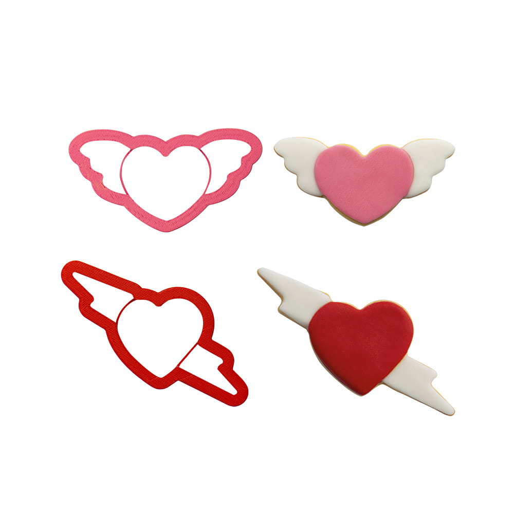 Love Cutters 2 Pcs Valentine's Day Molds