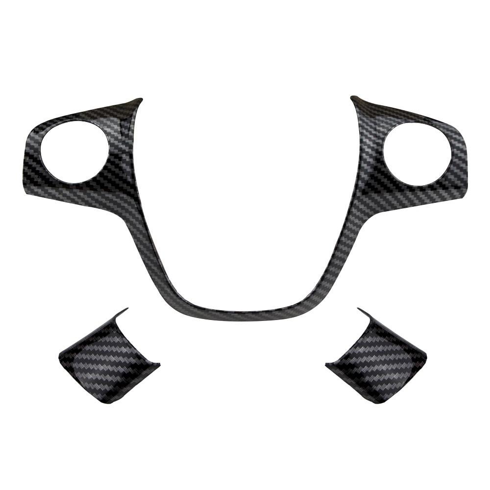 Steering Wheel Cover Sequins Trim Sticker ABS Chrome for Ford For Focus 3 Kuga Escape CMAX Grand 2011-2017 Models