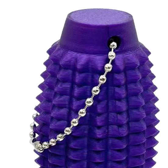 Spiky Grippie Stim Fidget Toy with Articulated Dragon Hand Massager Keychain Stress Relief Pain Stimming Tool Portable Bumpy Roller Sensory Toy