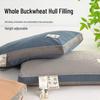 Orthopedic Buckwheat Pillow for Neck Support, Cervical Spine Relief - Adult Firm Pillow with Complete Shell and Pillowcase, Suitable for Dorm Use.