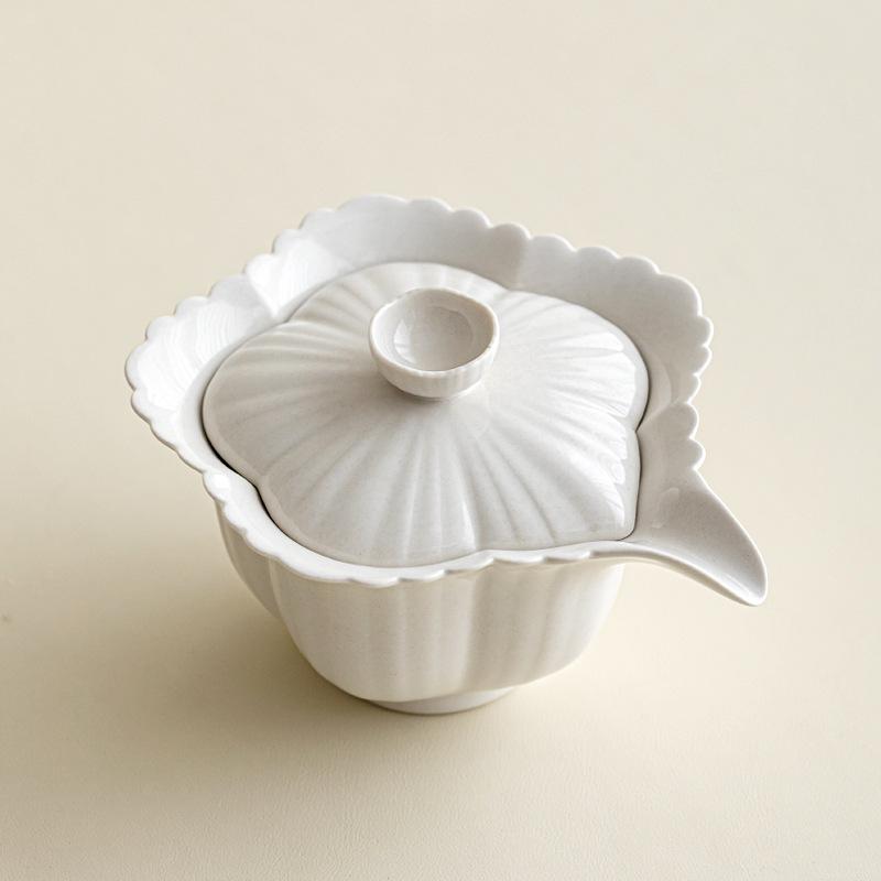 

Горшок для чая с носиком из золы растений, ручка-цветок лотоса, крышка-чаша, керамический набор для чайной церемонии Кунг-фу, пиала, одиночная пиала 200ml