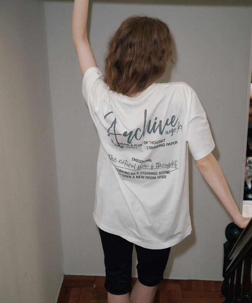 AEGO FREEDOM LAB Igo Archive T-Shirt_White