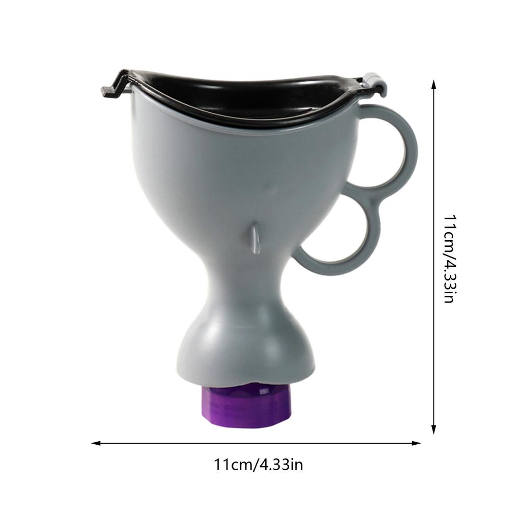

Travel Urinals for woman Spill-proof Ergonomic Urinal Spill-Proof Pee Bottle for Bedside Outdoor Camping Travel Hiking Car Boat світло-сірого кольору