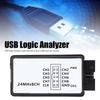 USB Logic Analyzer Device Set Mini Digital Pocket Size 8 Channel Input Memory 24MHz