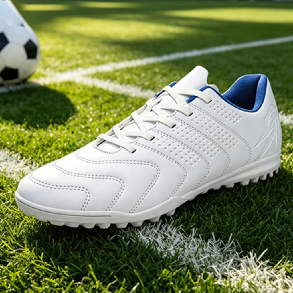 Premium TF Turf Soccer cleats PU Soft Fabric Upper Rubber Traction Sole Wear Resistant Boys Girls Training Shoes