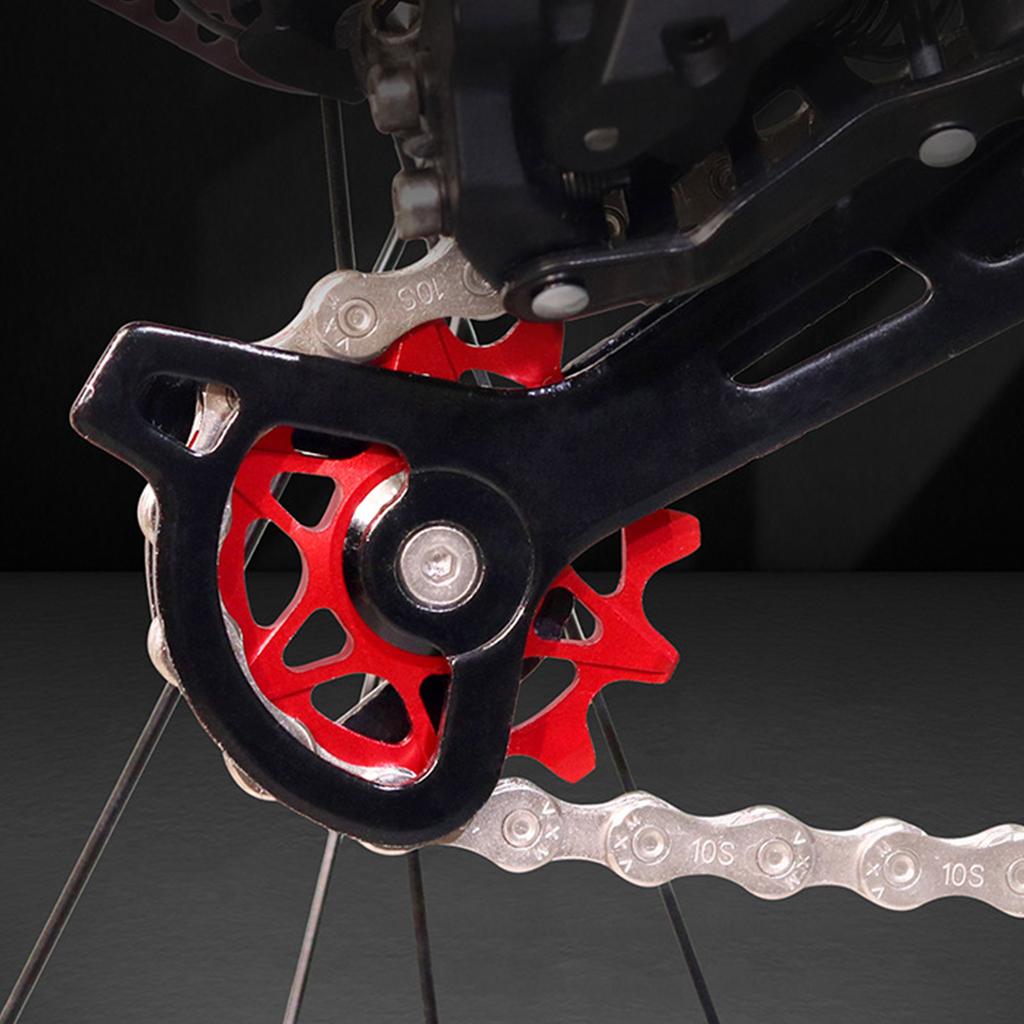 Universals Bike Chain Guide Wheel Corrosions Resistant Weatherproofed Cycling Chain Guide Wheel with Multiple Gear Size