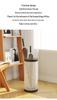 Minshuku Café Home Rattan-Style Umbrella Stand, Cream