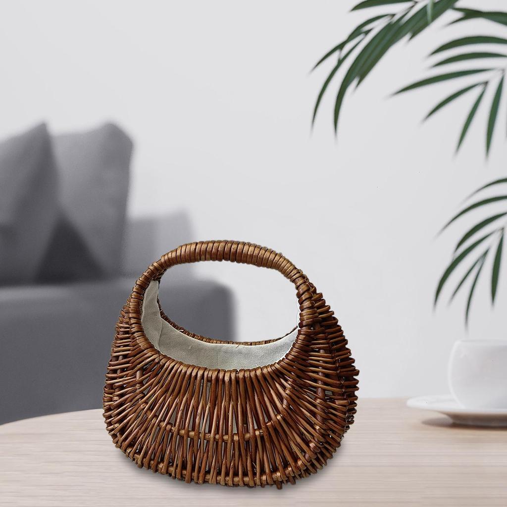 Elegant Woven Tote Bag for Sophisticated Spring Occasions