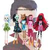 Elegant Happy Family Monster Resin Doll Toy Collection Girl Birthday Present