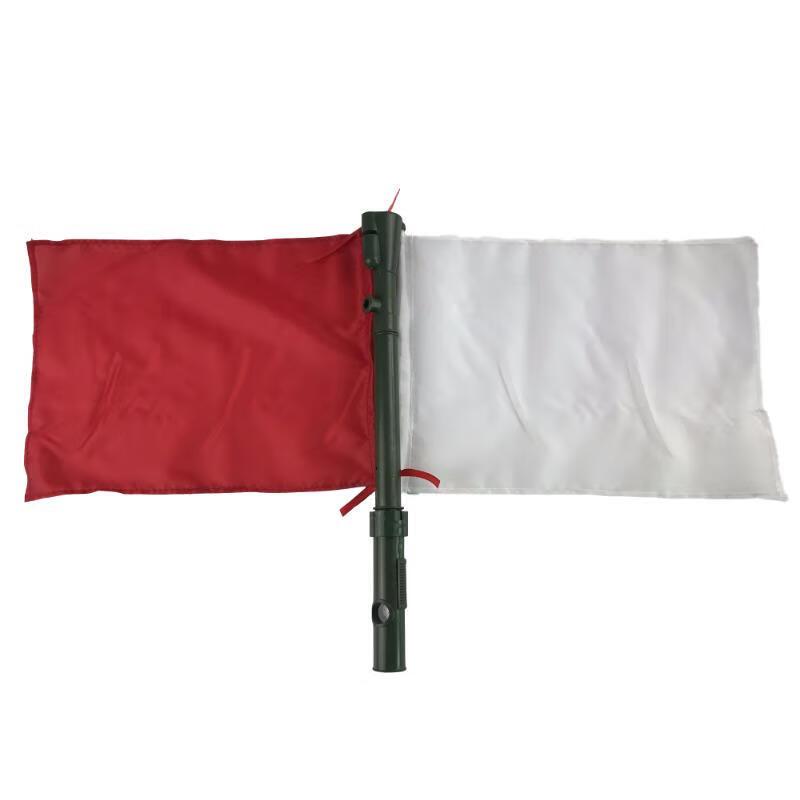 Red & Green Tactical Signal Command Hand Flag