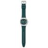 Swatch NEW IRONY CHRONO GREENSHIFT GLOW Green Wristwatch, YVS535, Unisex, Adult,