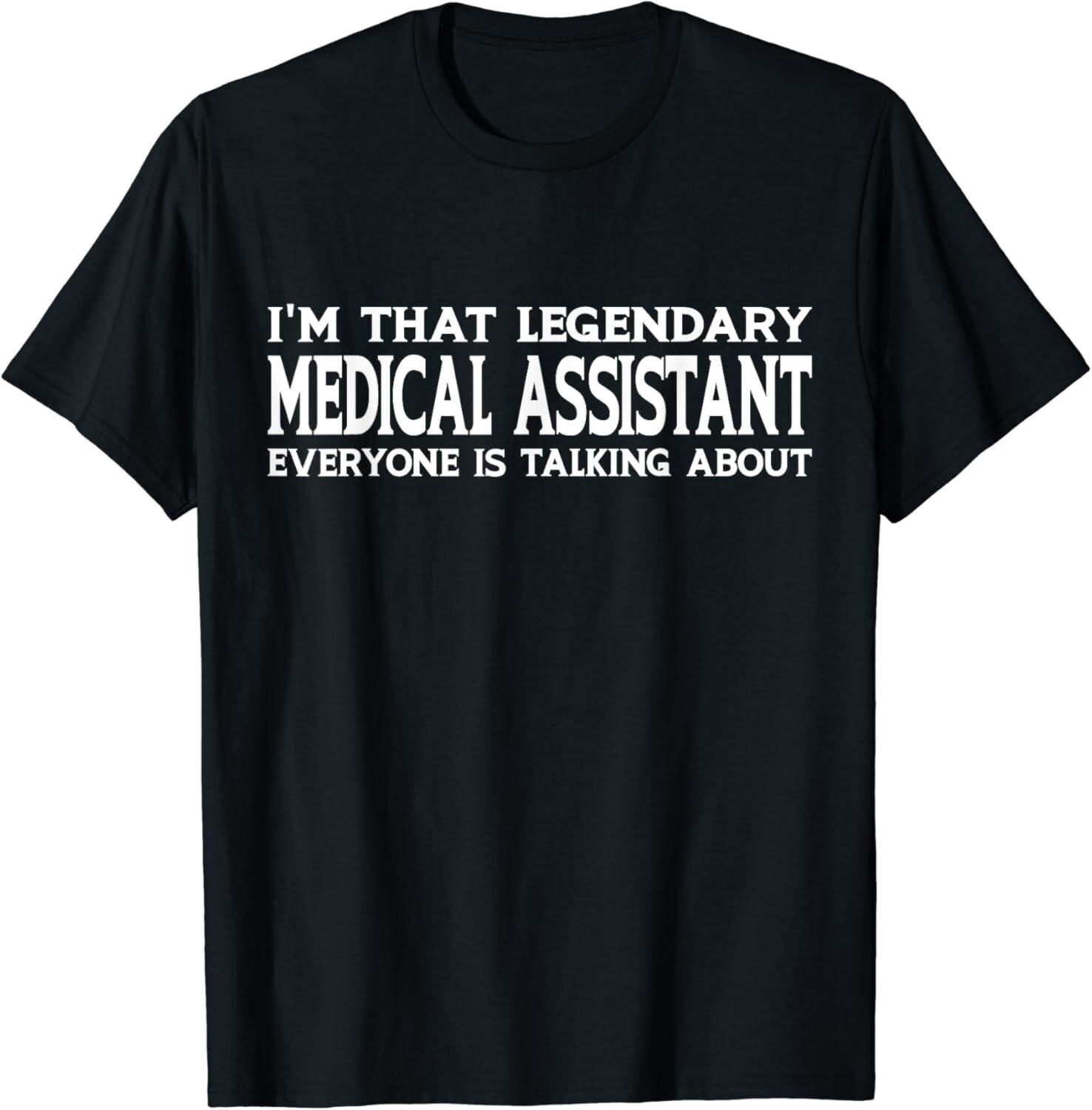 

Medical Assistant Job Title Employee Funny Medical Assistant Gift Unisex T-Shirt 5XL різнокольоровий