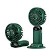 USB Rechargeable Neck-Hanging Mini Fan with Aroma Diffuser, Foldable, Portable, Quiet, and Long Battery Life.