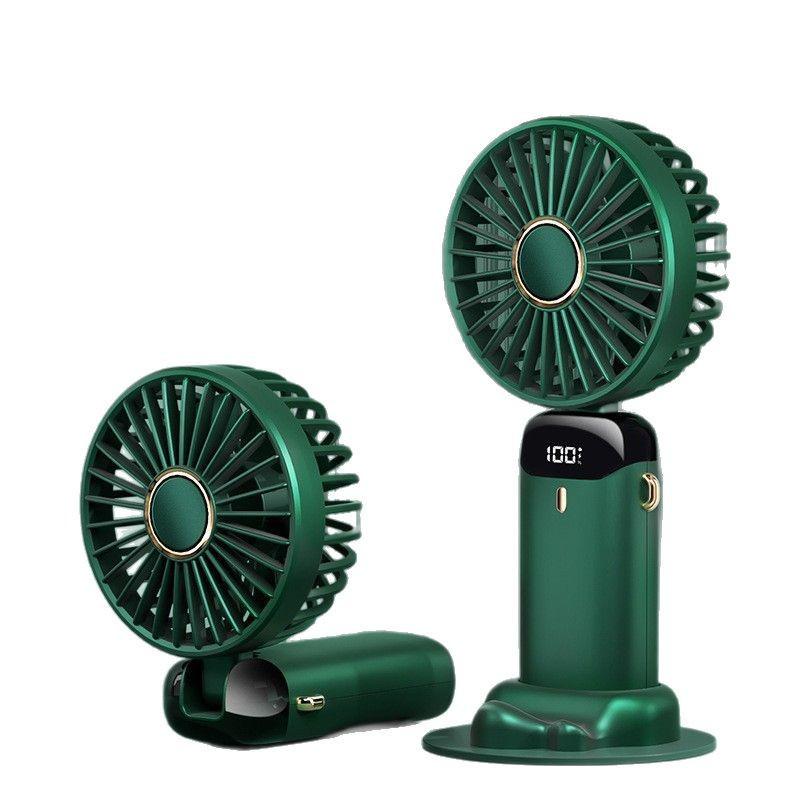 USB Rechargeable Neck-Hanging Mini Fan with Aroma Diffuser, Foldable, Portable, Quiet, and Long Battery Life.