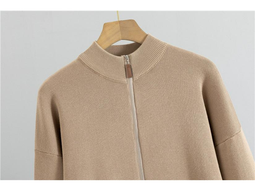 Women's Autumn Chic Knit Cardigan & Wide-Leg Pants Two-Piece Set