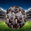 Damon Salvatore Print Size 5 Soccer Ball, PU Wear Resistant Football for Match Training and Daily Practice, Birthday Gift for Soccer Fans