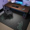 VIKAMA Cyberpunk Honeycomb Dywanik do Gier Antypoślizgowy Odporny na Ścieranie Mata pod Krzesło Komputerowe Mata na Podłogę do Salonu Sypialni Wystrój Domu