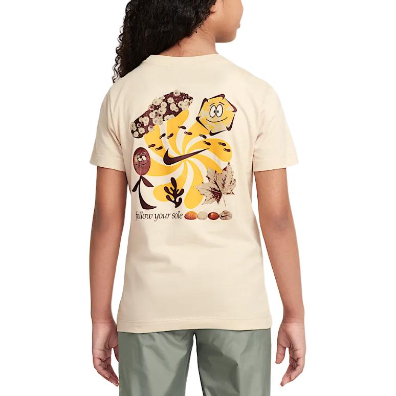 Nike Sportswear T Shirt Dune White Kids' HQ3234-126
