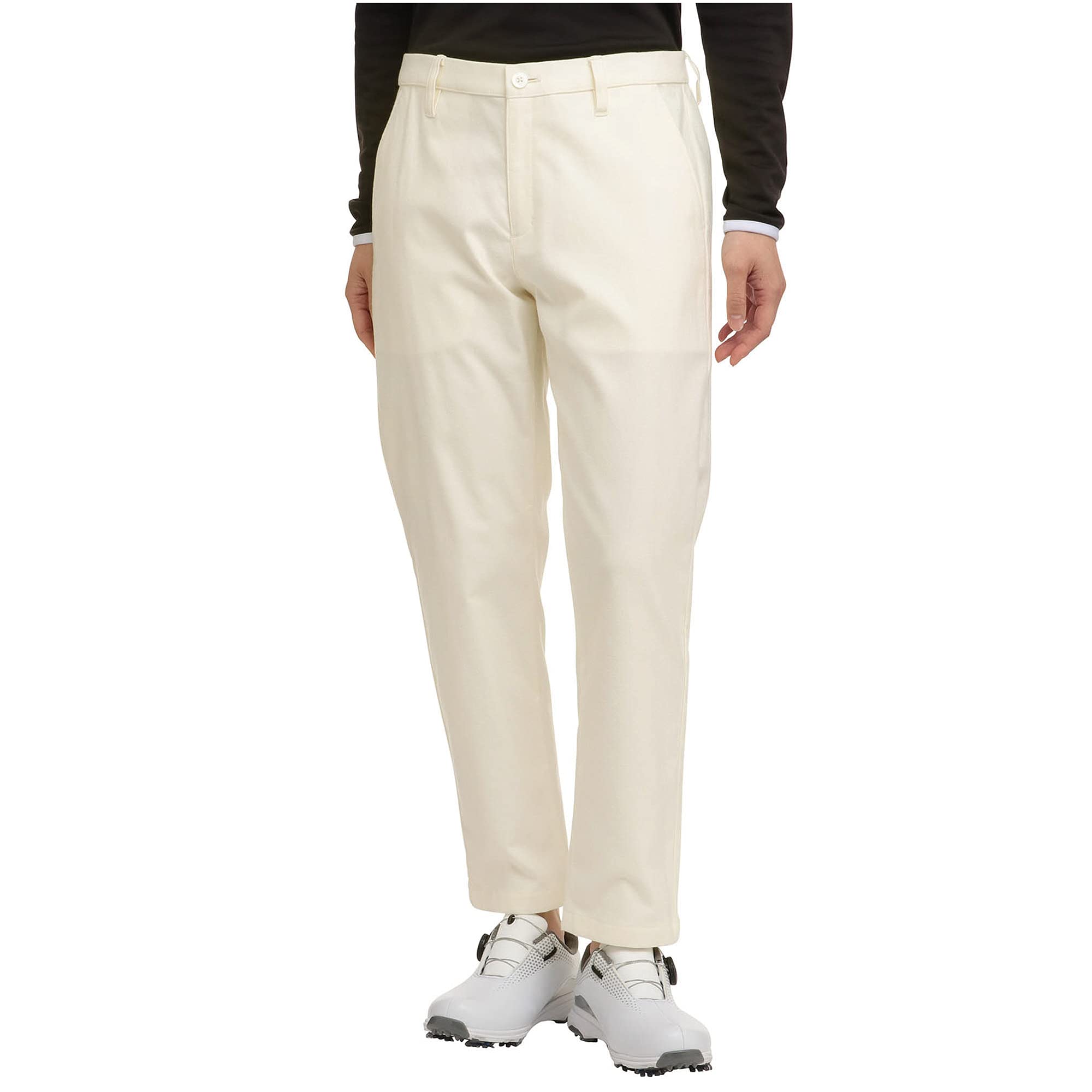 

Mizuno Saxony Stretch Long Size XL Women s Pants, Wool-Like Material, White, (E2MF1703) белый