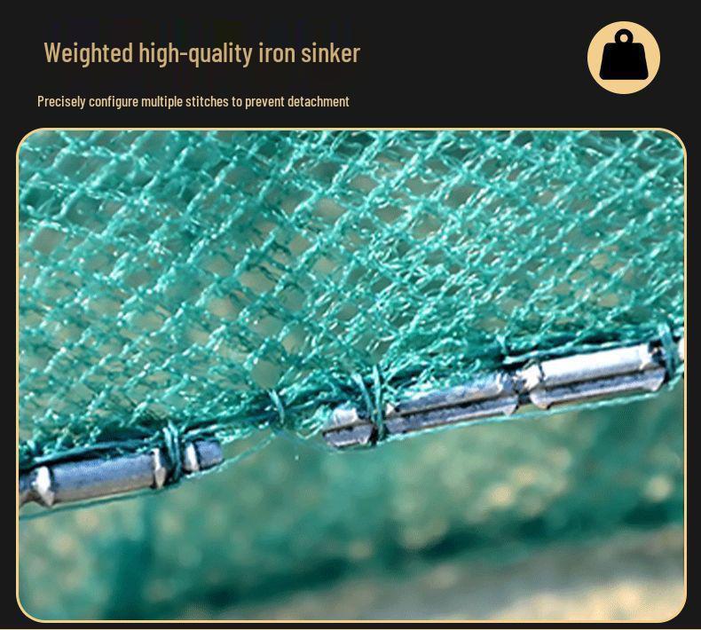 Large Fish and Shrimp Cage Net for Loach, Turtle, Crayfish, and More