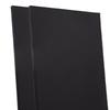 2 Pieces Black Canvas Art Panels with Wooden Frame for Painting