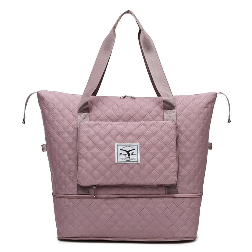 The Diamond Lattice Folding Travel Bag Can Be Extended with Large Capacity Dry and Wet Separation Travel Length 40cm Wide 21cm High 28CM Extended 12cm