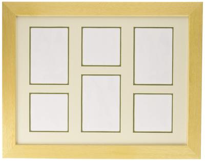 APJ. Schlichter Familienfoto-Rahmen mit Passepartout, Natur, Taishi