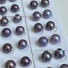 9-10mm Near-Round Flawless Purple Freshwater Edison Pearls, Undrilled Loose Beads.