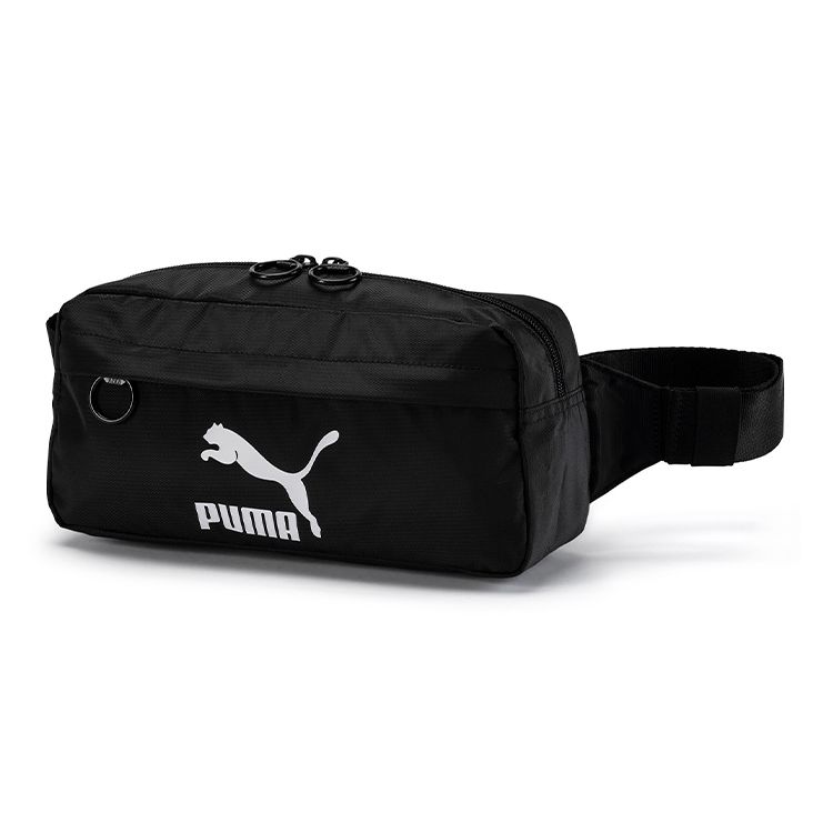 

Puma Casual Sports Zipper Crossbody Waist Bag Unisex bags Black 076071-01 Black