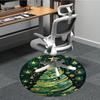 1PC Christmas Tree Decorations Office Round Area Rug, Mat Suitable For Office, Under Office Chairs Bedroom Living Room Home Decor, Room Deco
