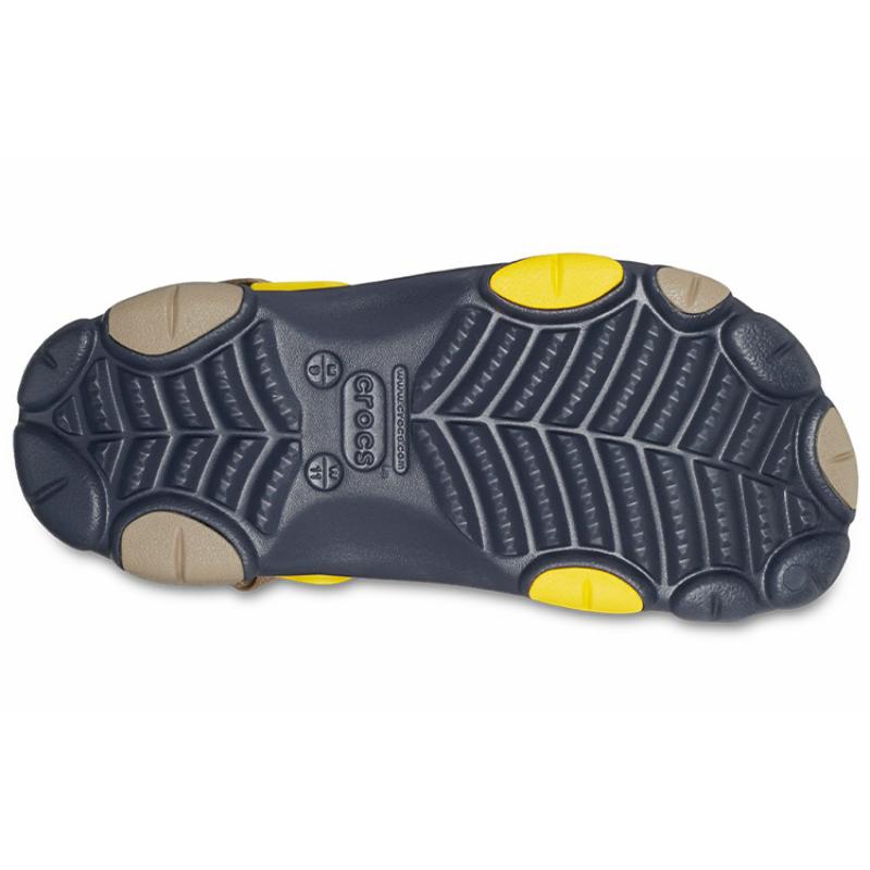 Crocs Beach Clog Sports Sandals Unisex Dark Blue Clog 'Navy Yellow'