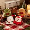 Neue Oktopus-Serie Weihnachts-Stoffpuppen: Niedliche Schneemann- & Lebkuchenmann-Dekorationen, Taschenanhänger, Festivalgeschenke
