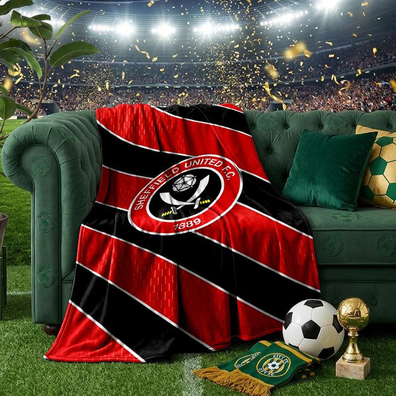 Global Football Club Sheff Blanket Lightweight Ideal Bedding Blanket Perfect for Travel, Camping, Living Rooms, Offices, Sofas, Fan Christmas gift