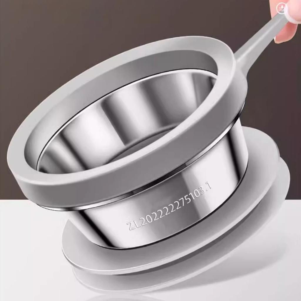 Sturdy Stainless Steel Toilet Seal Rings Bathroom Accessory for Drain Pipe Sealing Suitable for Various PVC Outlets