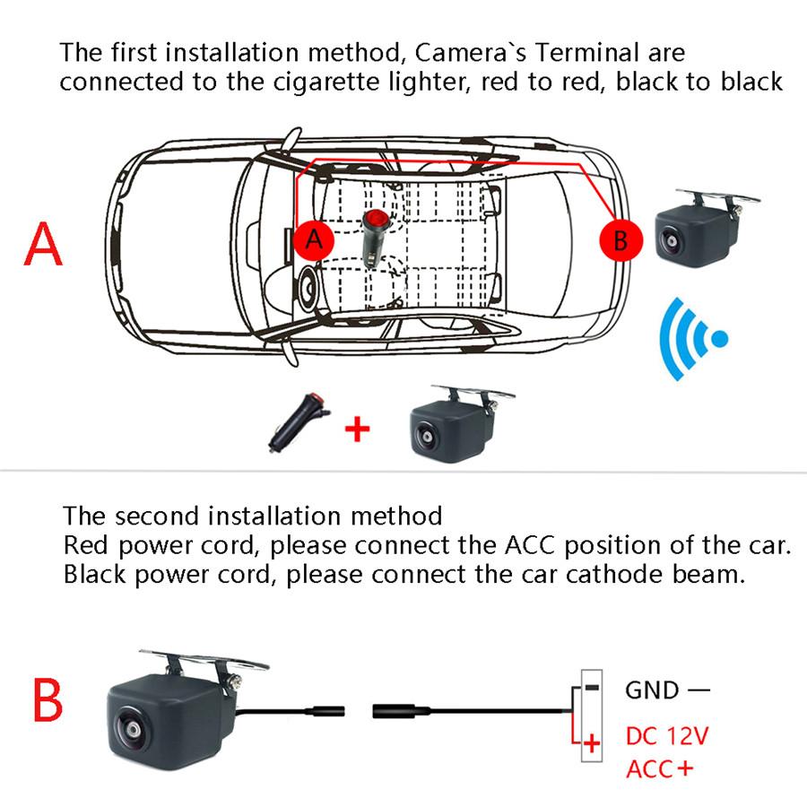 WiFi Mini Reverse Camera Plug-n-Play Lighter Powered
