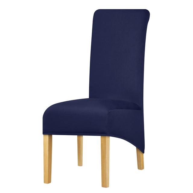 Bedruckte Stretch-Stuhlbezüge in großen Größen, Schonbezüge mit langer Rückenlehne, Sitzbezüge für Esszimmer, für Zuhause, Restaurant, Hotel, Party, Hochzeit, Bankett