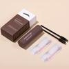 10 Arten wiederverwendbare Augenbrauenschablonen One Step Shaping Makeup Set Augenbrauenstempel Brauenstempel-Formungsset